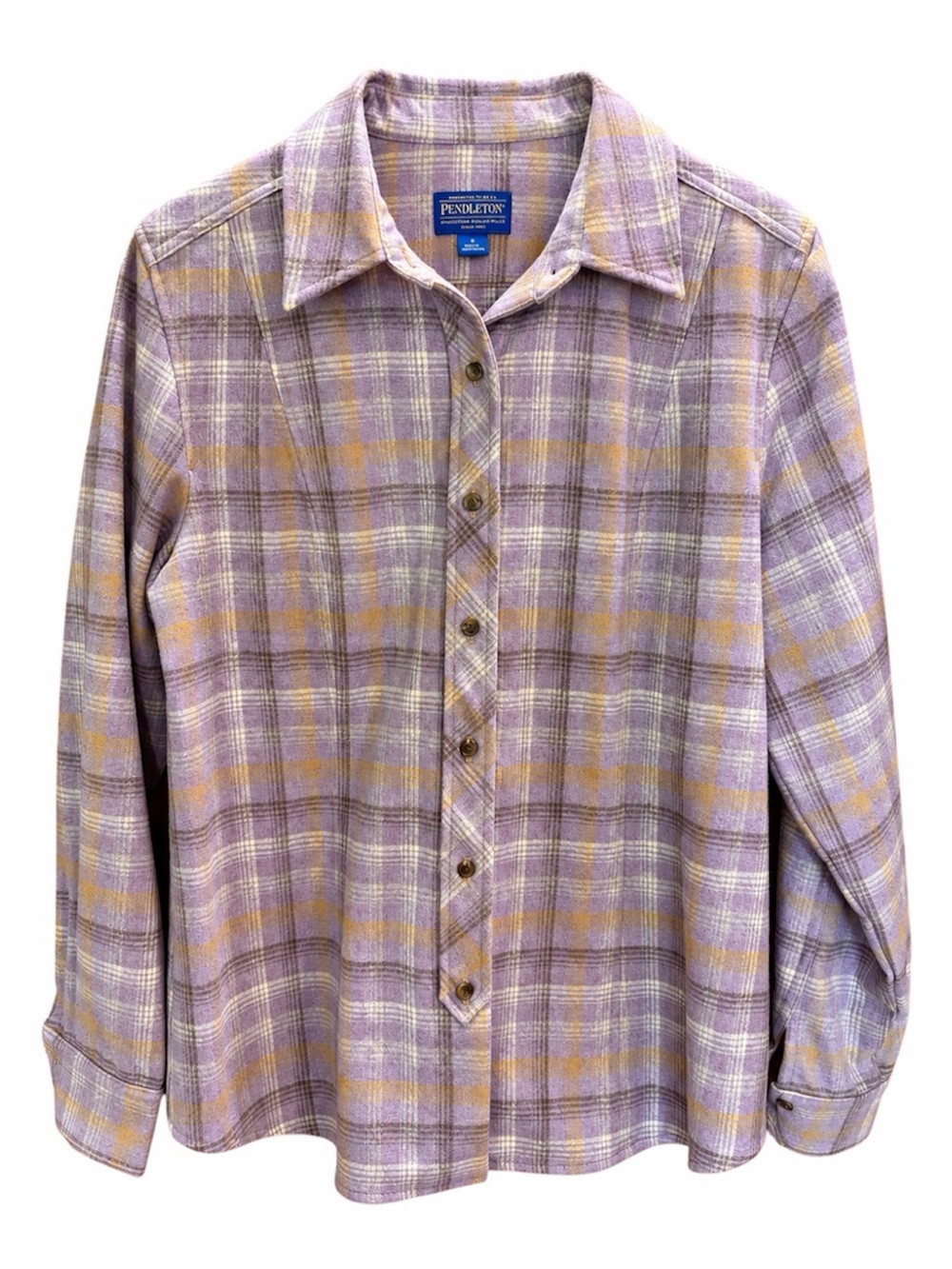 Pendleton | Circa 1965 Heritage Wool Shirt Jacket USA Made Purple Plaid